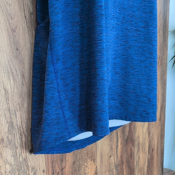 Xersion Blue Relaxed Cut Out Slim Fit Tank Top XL - Picture 3 of 6